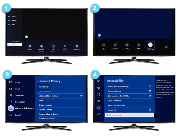 configurar una tele Samdung